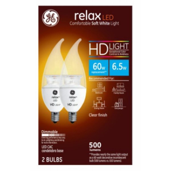 Current Ge 2Pk 5.5W Sw Cac Bulb 31440